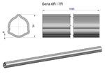 Rura zewnętrzna Seria 6R i 7R do wału 1210 przegubowo-teleskopowego 54x4 mm 1085 mm WARYŃSKI [WR23621090] w sklepie internetowym Agrohurt