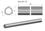 Rura wewnętrzna Seria 6R i 7R do wału 660 przegubowo-teleskopowego 45x5.5mm 505 mm WARYŃSKI [WR2363505] w sklepie internetowym Agrohurt