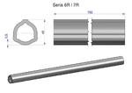 Rura wewnętrzna Seria 6R i 7R do wału 860 przegubowo-teleskopowego 45x5.5mm 705 mm WARYŃSKI [WR2363705] w sklepie internetowym Agrohurt