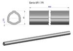 Rura wewnętrzna Seria 6R i 7R do wału 1110 przegubowo-teleskopowego 45x5.5mm 955 mm WARYŃSKI [WR2363955] w sklepie internetowym Agrohurt