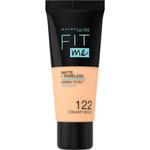 Maybelline Fit Me! Matte + Poreless podkład 30 ml dla kobiet 122 Creamy Beige w sklepie internetowym e-Glamour.pl