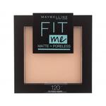 Maybelline Fit Me! Matte + Poreless puder 9 g dla kobiet 120 Classic Ivory w sklepie internetowym e-Glamour.pl