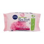 Nivea Rose Touch Micellar Wipes With Organic Rose Water chusteczki oczyszczające 25 szt dla kobiet w sklepie internetowym e-Glamour.pl