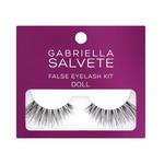 Gabriella Salvete False Eyelash Kit Doll sztuczne rzęsy Sztuczne rzęsy 1 para + Klej do rzęs 1 g dla kobiet w sklepie internetowym e-Glamour.pl