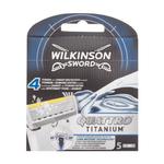 Wilkinson Sword Quattro Titanium wkład do maszynki Ostrze zapasowe 5 szt. dla mężczyzn w sklepie internetowym e-Glamour.pl