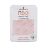 Essence French Manicure Click & Go Nails sztuczne paznokcie sztuczne paznokcie 12 sztuk dla kobiet 01 Classic French w sklepie internetowym e-Glamour.pl