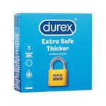 Durex Extra Safe Thicker prezerwatywy prezerwatywa 3 sztuki dla mężczyzn w sklepie internetowym e-Glamour.pl