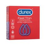 Durex Feel Thin Extra Lubricated prezerwatywy prezerwatywa 3 sztuki dla mężczyzn w sklepie internetowym e-Glamour.pl