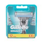 Gillette Mach3 wkład do maszynki Ostrza zapasowe 12 szt. dla mężczyzn w sklepie internetowym e-Glamour.pl