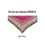 Wzór na chustę FRIDA chusta na szydełko schemat wzory w sklepie internetowym Sowikoj.pl