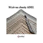 Wzór na chustę Adel chusta na szydełko schemat wzory w sklepie internetowym Sowikoj.pl