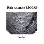 Wzór na chustę Brooke chusta na szydełko schemat wzory w sklepie internetowym Sowikoj.pl