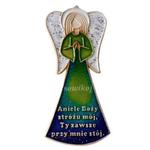 Aniołek duży anioł ceramiczny tęczowy 27cm z Modlitwa cieniowany w sklepie internetowym Sowikoj.pl