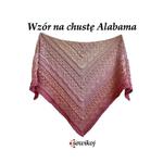 Wzór na chustę Alabama chusta na szydełko schemat w sklepie internetowym Sowikoj.pl