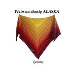 Wzór na chustę Alaska chusta na szydełko schemat w sklepie internetowym Sowikoj.pl