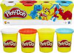 CIASTOLINA PLAY-DOH 4 TUBY RÓŻNE KOLORY HASBRO B6508 w sklepie internetowym Imperiumzabawek.pl