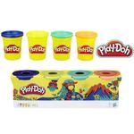 CIASTOLINA PLAY-DOH 4 TUBY RÓŻNE KOLORY HASBRO E4867 w sklepie internetowym Imperiumzabawek.pl