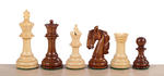 Figury szachowe Colombian Akacja/Bukszpan 4 cale Rzeźbione Drewniane w sklepie internetowym Imperiumzabawek.pl