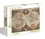 PUZZLE 1000 EL HQ COLLECTION STARA MAPA 31229 CLEMENTONI w sklepie internetowym Imperiumzabawek.pl