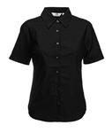 Koszula damska Fit S/S Oxford Shirt Czarna M w sklepie internetowym Owocowy.sklep.pl