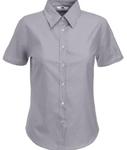 Koszula damska Fit S/S Oxford Shirt Szara L w sklepie internetowym Owocowy.sklep.pl