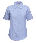 Koszula damska Fit S/S Oxford Shirt Niebieska M w sklepie internetowym Owocowy.sklep.pl