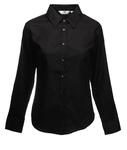 Koszula damska Fit L/S Oxford Shirt Czarna M w sklepie internetowym Owocowy.sklep.pl