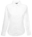 Koszula damska Fit L/S Poplin Shirt Biała XL w sklepie internetowym Owocowy.sklep.pl
