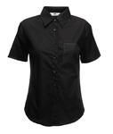 Koszula damska Fit S/S Poplin Shirt Czarna M w sklepie internetowym Owocowy.sklep.pl