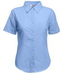 Koszula damska Fit S/S Poplin Shirt Niebieska M w sklepie internetowym Owocowy.sklep.pl