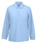 Koszulka Long Sleeve Polo Błękitna 14-15 (164) w sklepie internetowym Owocowy.sklep.pl