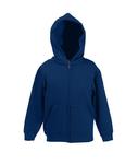 Bluza z kapturem Zip Hooded Sweat Granatowa 12-13 (152) w sklepie internetowym Owocowy.sklep.pl