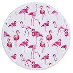 Flamingi ręcznik plażowy . Koc plażowy . Mata plażowa P492. w sklepie internetowym Royalline.pl
