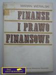 FINANSE I PRAWO FINANSOWE-Marian Weralski w sklepie internetowym Wieszcz.pl