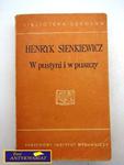 W PUSTYNI I W PUSZCZY - H.Sienkiewicz w sklepie internetowym Wieszcz.pl