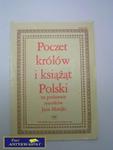 POCZET KRÓLÓW I KSIĄŻĄT POLSKI w sklepie internetowym Wieszcz.pl