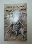 WSPOMNIENIA KOWIEŃSKIE 1938-1939 w sklepie internetowym Wieszcz.pl