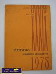 STATYSTYKA SPÓŁDZIELNI ZWIĄZKOWYCH 1975 R. w sklepie internetowym Wieszcz.pl