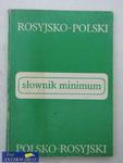 SŁOWNIK MINIMUM ROSYJSKO- POLSKI, POLSKO- ROSYJSKI w sklepie internetowym Wieszcz.pl