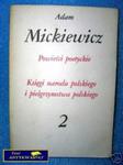 POWIEŚCI POETYCKIE, KSIĘGI... - A.Mickiewicz w sklepie internetowym Wieszcz.pl