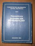 KIESZONKOWY SŁOWNICZEK ORTOGRAFICZNY - W.Pisa w sklepie internetowym Wieszcz.pl