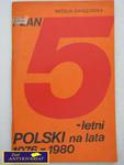 PLAN 5-LETNI POLSKI NA LATA 1976-1980 w sklepie internetowym Wieszcz.pl