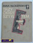 TRZY CIOSY SZTYLETEM-Anna Kłodzińska w sklepie internetowym Wieszcz.pl
