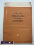 ROCZNIK TECHNOLOGII I CHEMII ŻYWNOŚCI ZESZYT 3 w sklepie internetowym Wieszcz.pl