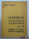 EKONOMIKA PRZEDSIĘBIORSTW PRZEMYSŁOWYCH CZ3 w sklepie internetowym Wieszcz.pl