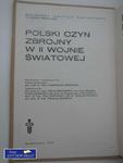 POLSKI CZYN ZBROJNY W II WOJNIE ŚWIATOWEJ/POLSKI RUCH O w sklepie internetowym Wieszcz.pl