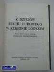 Z DZIEJÓW RUCHU LUDOWEGO W REGIONIE ŁÓDZKIM w sklepie internetowym Wieszcz.pl