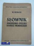 SŁOWNIK ANGIELSKO-POLSKI HANDLU MORSKIEGO w sklepie internetowym Wieszcz.pl