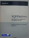 SQL WINDOWS TECHNICAL REFERENCE MANUAL VOLUME 1 w sklepie internetowym Wieszcz.pl