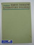 ZARYS DZIEJÓW LITERATURY POLSKIEJ w sklepie internetowym Wieszcz.pl